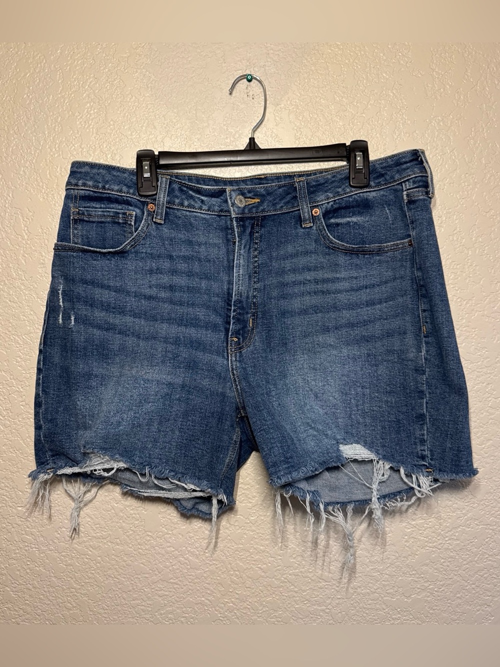 Old Navy Dark Blue High-Rise OG Straight Jeans